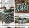 Home Fashions Sherwood Tree Dobby Christmas/Holiday Cotton Dining Table or Console Runner, 13"x70", Green